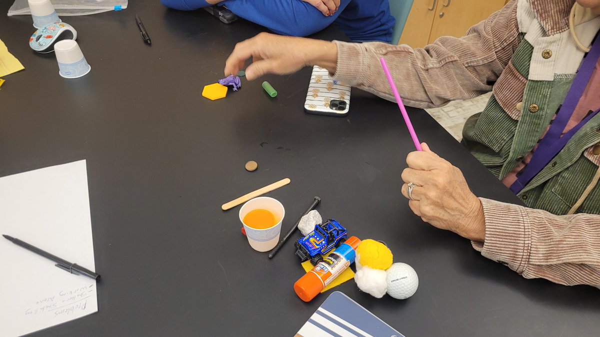 ESCR11_EC's tweet photo. Our participants tinkered, problem-solved, and expressed their ideas with loose parts in this STEM-tastic day of learning. Did you miss out on all of the excitement? This session will be available as a part of our upcoming summer catalog of courses. #steam #earlychildhood #esc11 https://t.co/Kj4dhWhMKJ