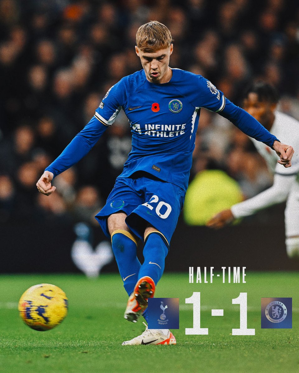 ChelseaFC's tweet photo. Time to catch our breath! 😅

#TotChe https://t.co/yNmqT1jKm5