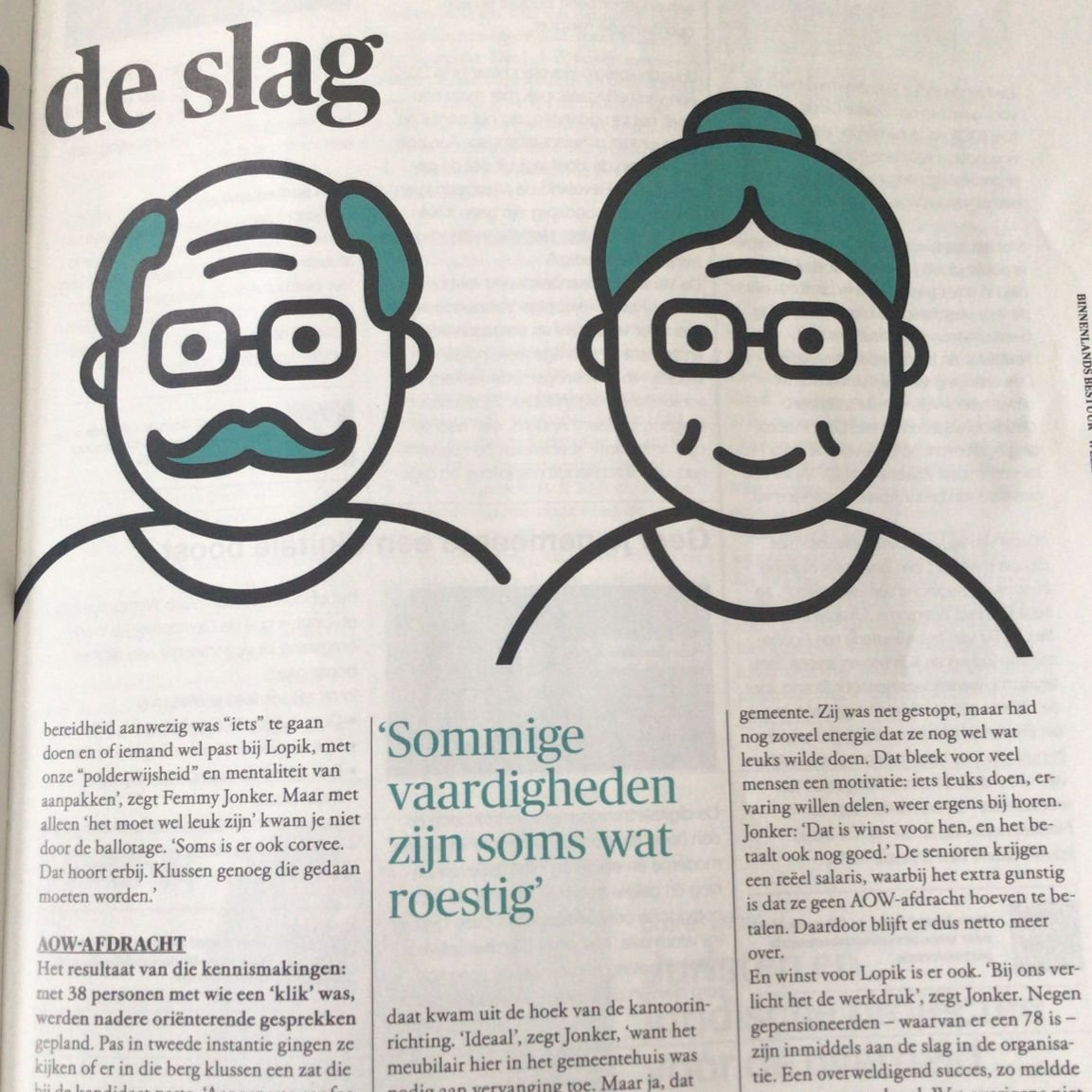Beter goed gejat dan slecht bedacht.
Geïnspireerd door de Lopikse praktijk onderzoekt de  <a href="/gem_leiderdorp/">Gemeente Leiderdorp</a> of gepensioneerden een bijdrage kunnen leveren aan de ambtelijke slagkracht. Motie <a href="/CUSGPLeiderdorp/">ChristenUnie-SGP Leiderdorp</a> <a href="/ArieJanssen/">Arie Janssen</a> unaniem aangenomen bij begrotingsraad binnenlandsbestuur.nl/carriere/gemee…