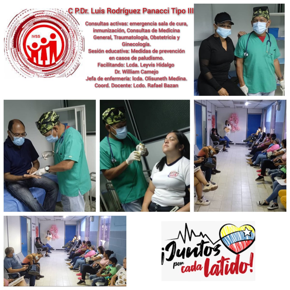 Dr_LuisPanacci's tweet photo. #Hoy @Dr_LuisPanacci brinda la mejor atención de calidad al pueblo de #SanJoaquín en  las consultas de traumatología, Obstetricia, Ginecología, consulta de Medicina General y se realizó sesión educativa de prevención contra el #Paludismo @MagaGutierrezV @NicolasMaduro https://t.co/ILexn8lLeh