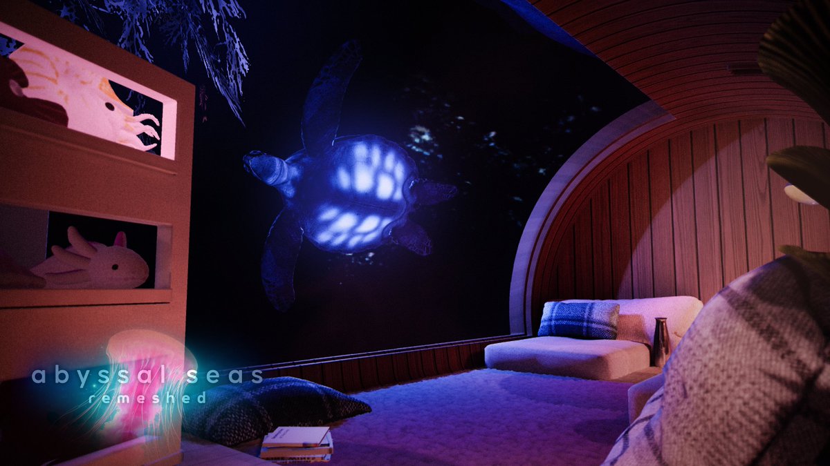 Silyataru's tweet image. Abyssal Seas Remeshed will be releasing Friday - 10.11.2023 - 7PM (BST)
I will be hosting a group event for the release, so please come by! - Link in comments
#VRChat #VRC #VRChat_world紹介