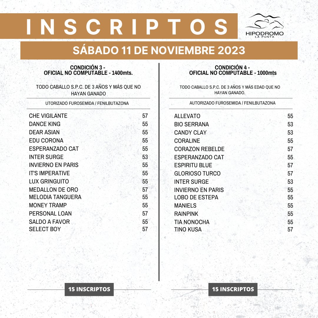 HIPODROMO LA PUNTA tweet media