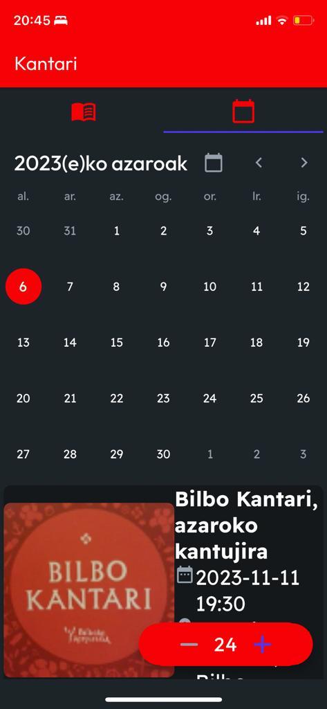 kantariapp's tweet photo. Gaurkoan iOS-erako bertsioa hobekuntza berdinekin ateratzen dugu: agenda, bideoetan hobekuntzak eta diseinu berria.

Eskerrik asko Iñaki Porres lagunari iOS-en argitaratzeko emandako laguntzagatik. Biba zu!

https://t.co/Bw7PrS0Dbe https://t.co/X84MWKIfLD