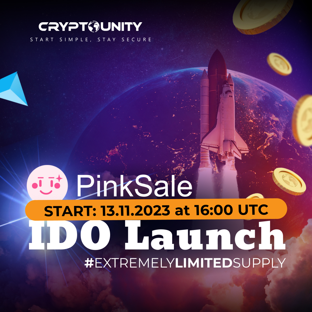 CryptoUnityCUT's tweet photo. Our IDO details ✨

Our PinkSale partnership is making waves, expanding our reach to new horizons. We're introducing CryptoUnity to fresh markets, all within a platform with massive daily user traffic. 🤝

Here's a sneak peek at the upcoming IDO:

🚀 Start: Nov 13, 4 PM UTC
💰 Price: $0.0085/CUT
💹 Caps: Softcap: 100 BNB; Hardcap: 200 BNB

Stay tuned for an exclusive surprise for our dedicated $CUT hodlers. We're gearing up for a moment we've all been waiting for - let's make it epic! 🔥