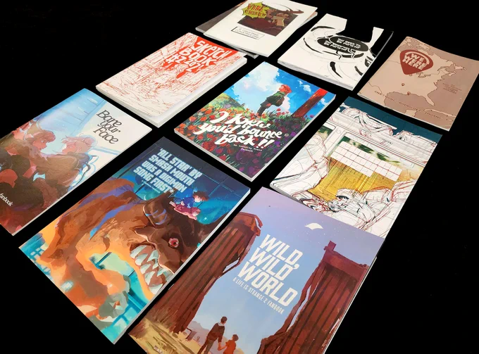 all the lil books i have self-published in the last 5 yrs... I just wanted to take pics of all of them together. my children..