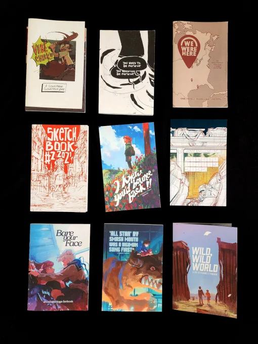 all the lil books i have self-published in the last 5 yrs... I just wanted to take pics of all of them together. my children..