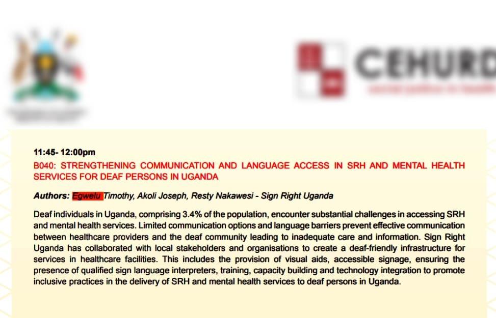 deaflawyers's tweet photo. DLAW fellow @timothyegwelu and @Slad_info were feature in the journal of Health Human rights and Development by CEHURD. https://t.co/w1yxZrq3gy
