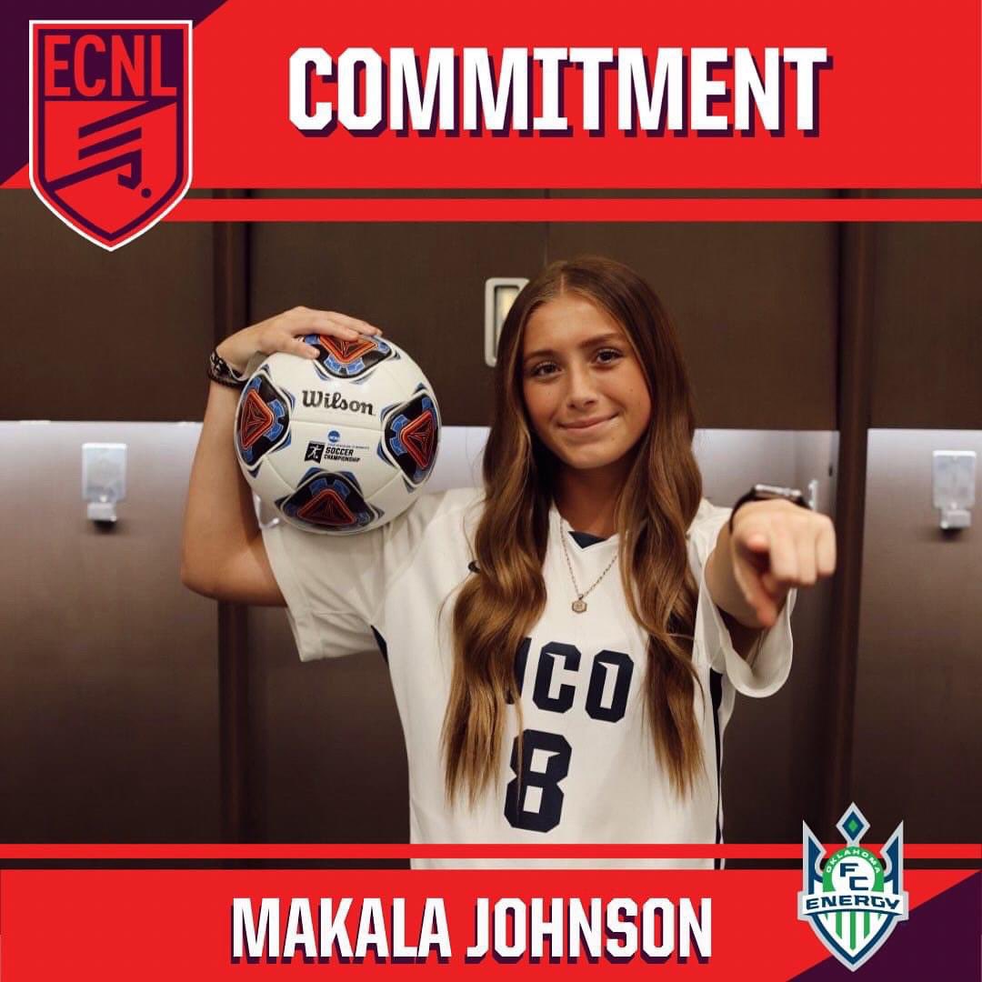OEFC 07 / 06 Girls ECNL - 2025 - 26 (@oefc07_06gecnl) on Twitter photo 🚨Commitment Alert🚨
Kicking off the week by announcing that our team has another collegiate soccer commitment. Congratulations to <a href="/Makalajohnson_/">Makala johnson</a> on her verbal commitment <a href="/UCOSoccer/">UCO Soccer</a>
You’re going to do great things as a Broncho!
#oefcproud #oefcecnl #oefcecnlgirls #rollchos 🚨Commitment Alert🚨
Kicking off the week by announcing that our team has another collegiate soccer commitment. Congratulations to <a href="/Makalajohnson_/">Makala johnson</a> on her verbal commitment <a href="/UCOSoccer/">UCO Soccer</a>
You’re going to do great things as a Broncho!
#oefcproud #oefcecnl #oefcecnlgirls #rollchos