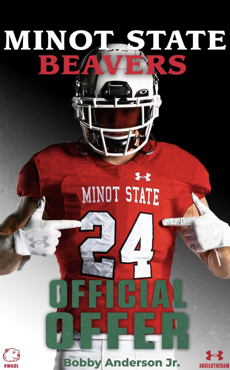 Bobbyjanderson4's tweet photo. Blessed to be Re-offered by Minot State University, Thanks to @Coach_D_Mac @Coach_MikeBruno for an amazing opportunity once again!! @peter_hopson @CoachTCip @FBCoach_Rahn @Dupage_Football https://t.co/GYz514JwFX