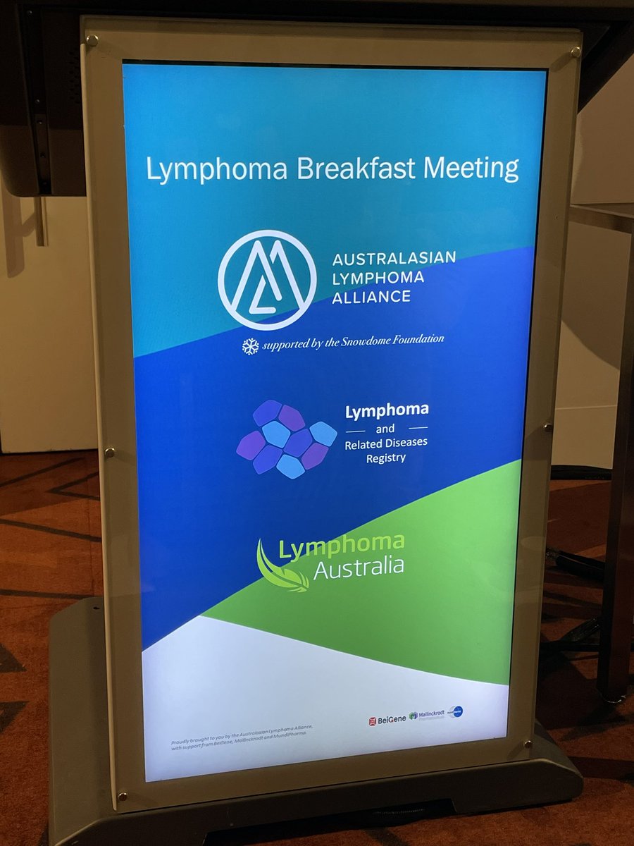 Chan Cheah (@chanyooncheah) on Twitter photo Dr Kenneth Lim presenting on HIV lymphoma at the <a href="/AustralasianLy1/">Australasian Lymphoma Alliance</a> <a href="/LaRDRregistry/">Lymphoma and Related Diseases Registry</a> <a href="/lymphomaOz/">Lymphoma Australia</a> investigator breakfast
Published manuscript here
#lymSM
onlinelibrary.wiley.com/doi/abs/10.111… Dr Kenneth Lim presenting on HIV lymphoma at the <a href="/AustralasianLy1/">Australasian Lymphoma Alliance</a> <a href="/LaRDRregistry/">Lymphoma and Related Diseases Registry</a> <a href="/lymphomaOz/">Lymphoma Australia</a> investigator breakfast
Published manuscript here
#lymSM
onlinelibrary.wiley.com/doi/abs/10.111…