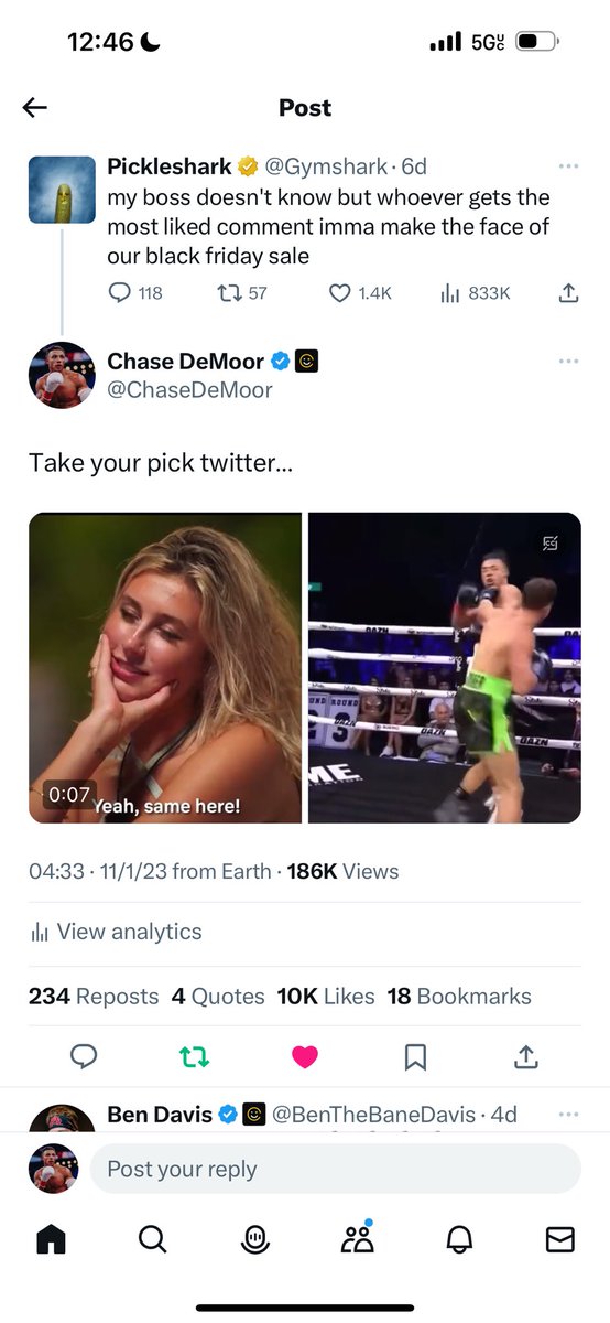 ChaseDeMoor's tweet photo. Hey @Gymshark please explain https://t.co/2quxi64VCI
