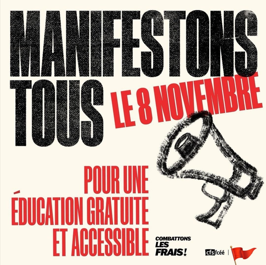 FIGHT THE FEES! 📢

NOVEMBER 8TH, 1 PM @ THE GRAD HOUSE

MARCH FOR FREE EDUCATION!

I'm helping to organise this, you should come if you can! You don't have to be a student to show your support!