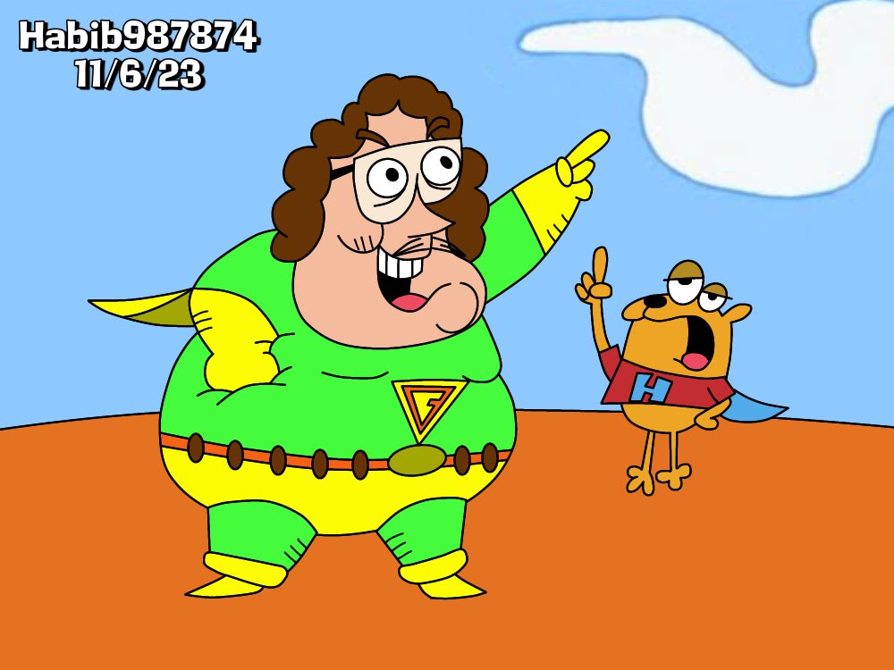 habib987874's tweet image. The Adventures of… FATMAN!

#WeirdAlYankovic #TheWeirdAlShow #DNAProductions