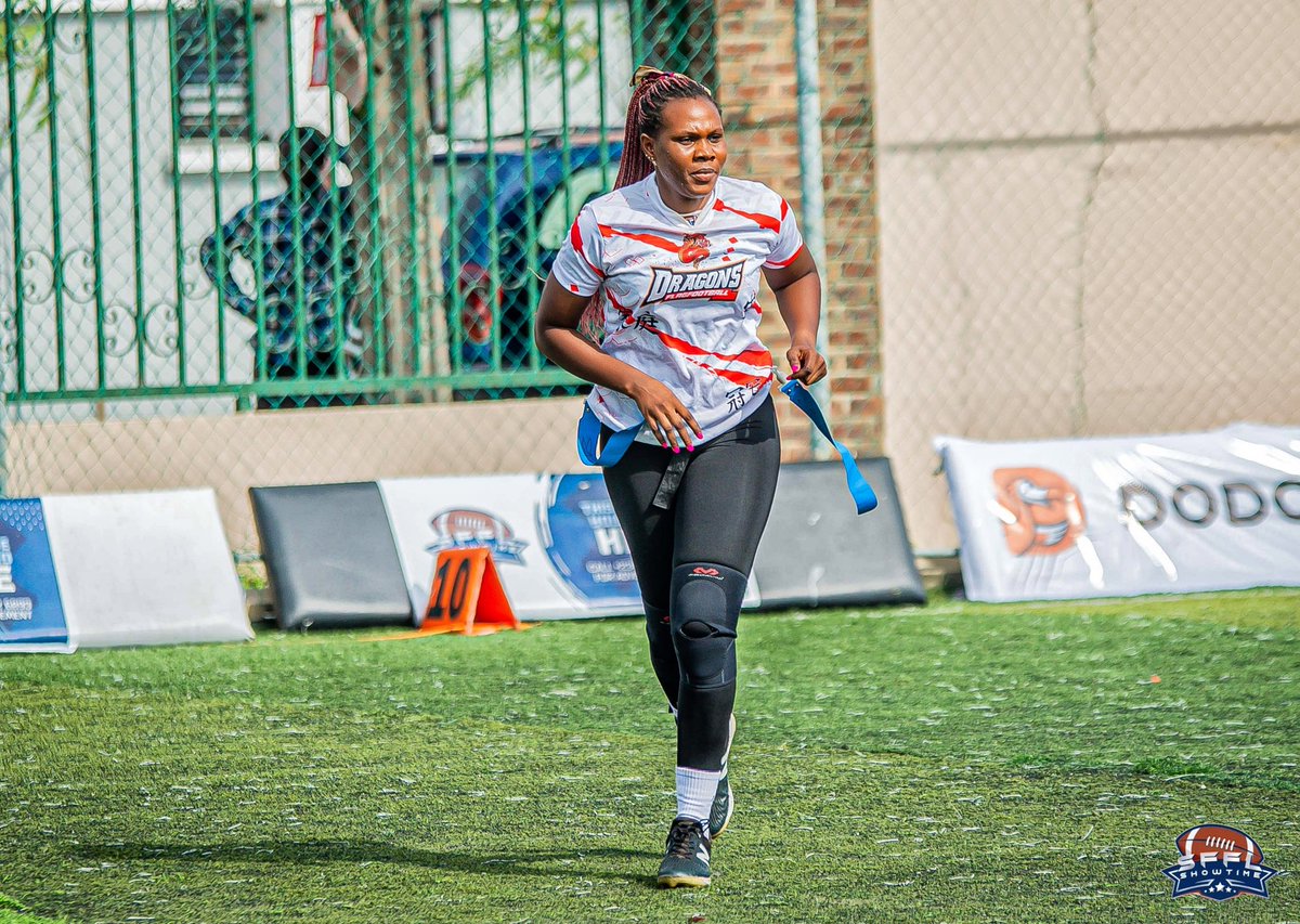 TheresaDangosu's tweet photo. Different shoes, different floor, same girl, more energy๐ช๐ฝ๐
#teemac24 #proballer #flagfootball #dragons #sportsanalyst #commentator https://t.co/CsYSXpe1YN