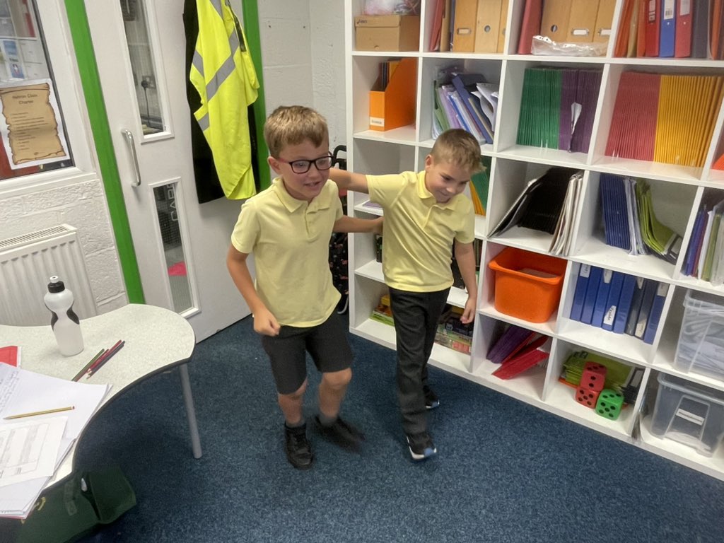sthcpsbarry's tweet photo. #Hebron learning about our character strengths during @myHappymind_ session today. We were acting out different strengths and our friends had to guess them 😊 #teamworkandfriendship
#braveryandhonesty
#loveandkindness
#exploringandlearning
#loveofourlifeandourworld https://t.co/DVzhRSh8p8
