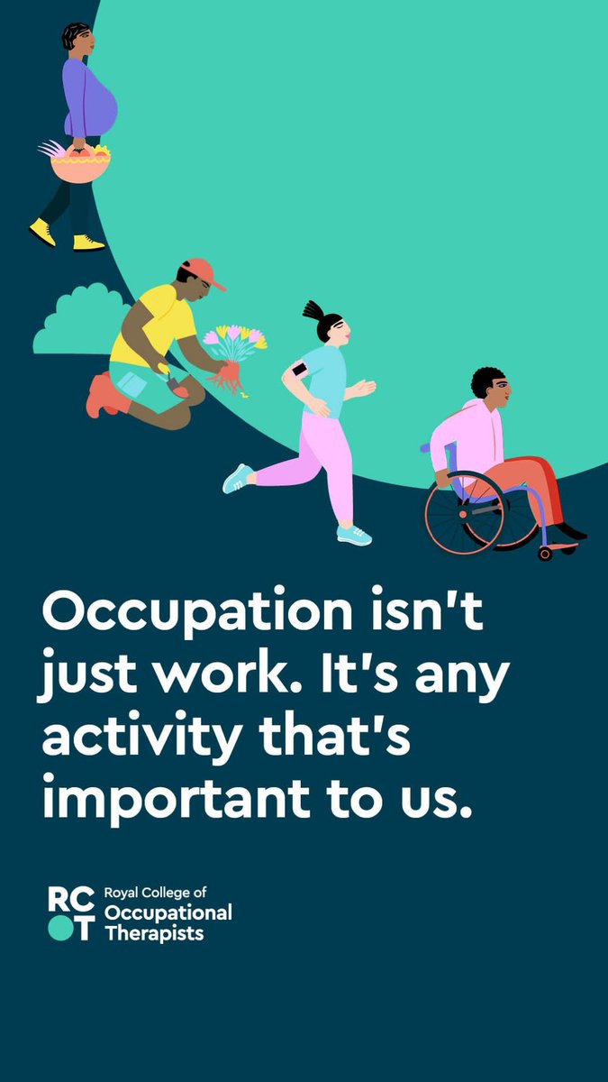 Proud to be an OT and thankful  that everyday opens up opportunities to support people to do what matters to them