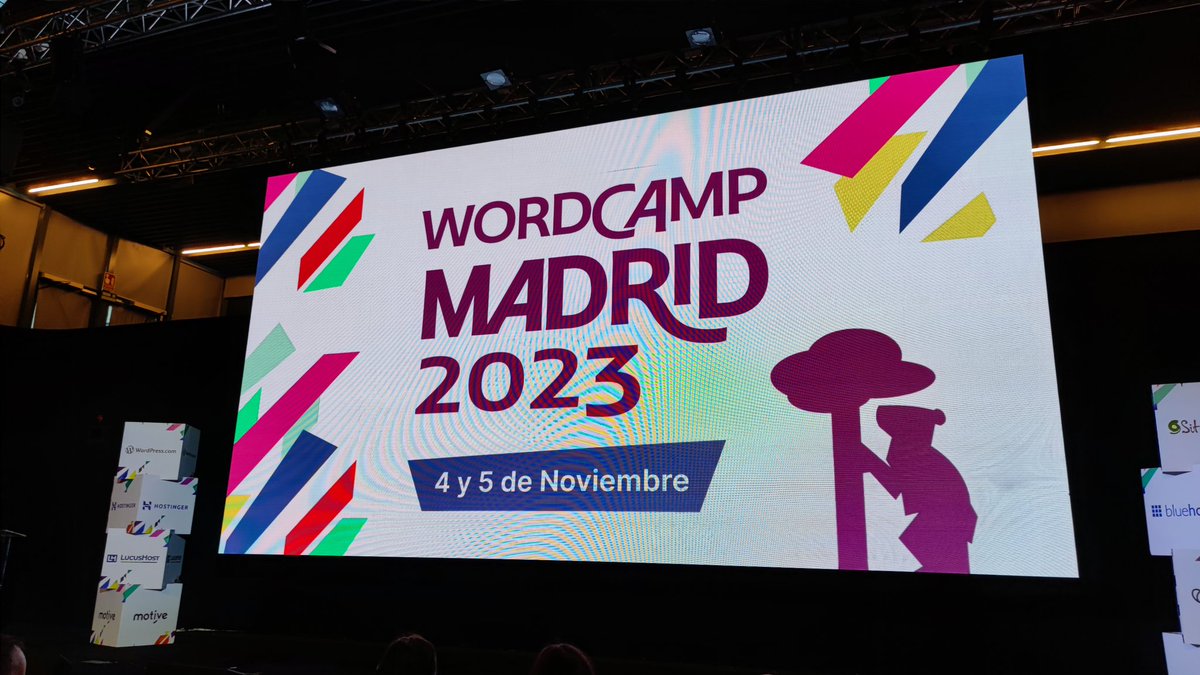 AvanzaEnLaWeb's tweet photo. WordCamp Madrid 2033, gran reunión de la comunidad de wordpresseros, impecable la organización, muy buen ambiente y excelentes ponencias. https://t.co/QTEXvlF2Qr