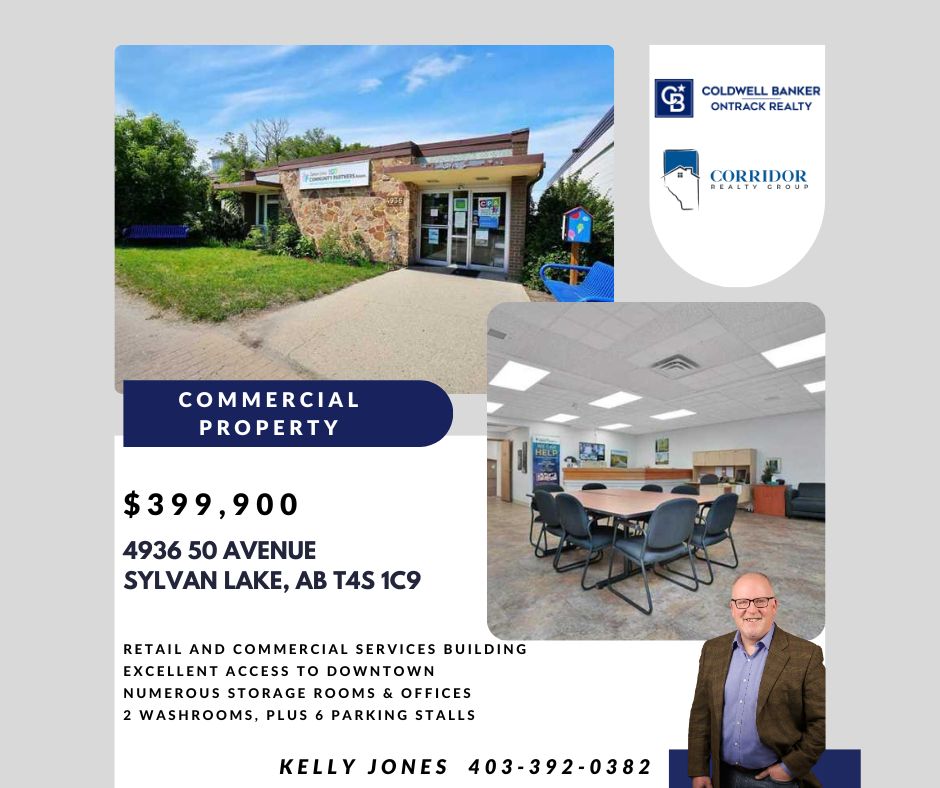 krj_bones's tweet photo. ➡️ FEATURE LISTING
🏡 4936 50 Avenue Sylvan Lake, AB
💰 $399,900

Commercial Property in a PRIME LOCATION!

Click the link https://t.co/r4O4JjhEVV

Or contact @krj_bones Coldwell Banker OnTrack Realty at 403-392-0382

#sylvanlake #realestate #commercialproperty #retail #forsale https://t.co/y25cxxxK2h
