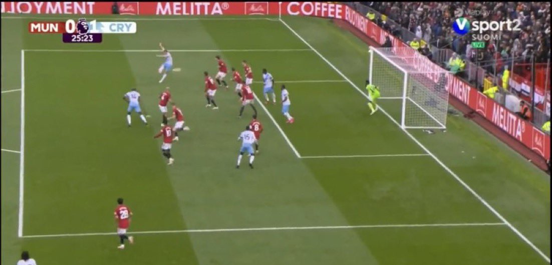 terryflewers's tweet photo. Manchester United have still not had an apology for Crystal Palace’s clear offside goal they scored. @FA_PGMOL are rotten! https://t.co/m5vThNu8CA