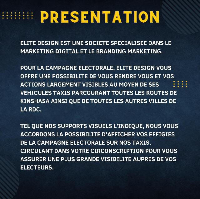 KEMBOJonathan1's tweet photo. Avec un réseau de plus de 5.000 Bus, Taxis et Taxis-Bus roulant dans la capitale congolaise, laissez-nous vendre votre image auprès de vos électeurs lors de la campagne électorale @PatrickMuyaya @gueda18 @AlainMake20 @leParrainRDC @ElieLomboto4 @central_sage https://t.co/QAPX3ESgnu