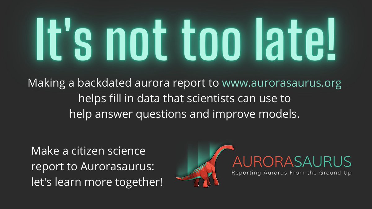 TweetAurora's tweet image. What an amazing aurora display over the last few days! Don&apos;t forget that you can #DoNASAScience and participate in the #HelioBigYear by making a report to aurorasaurus.org (whether or not you saw aurora) when you&apos;re well rested.
