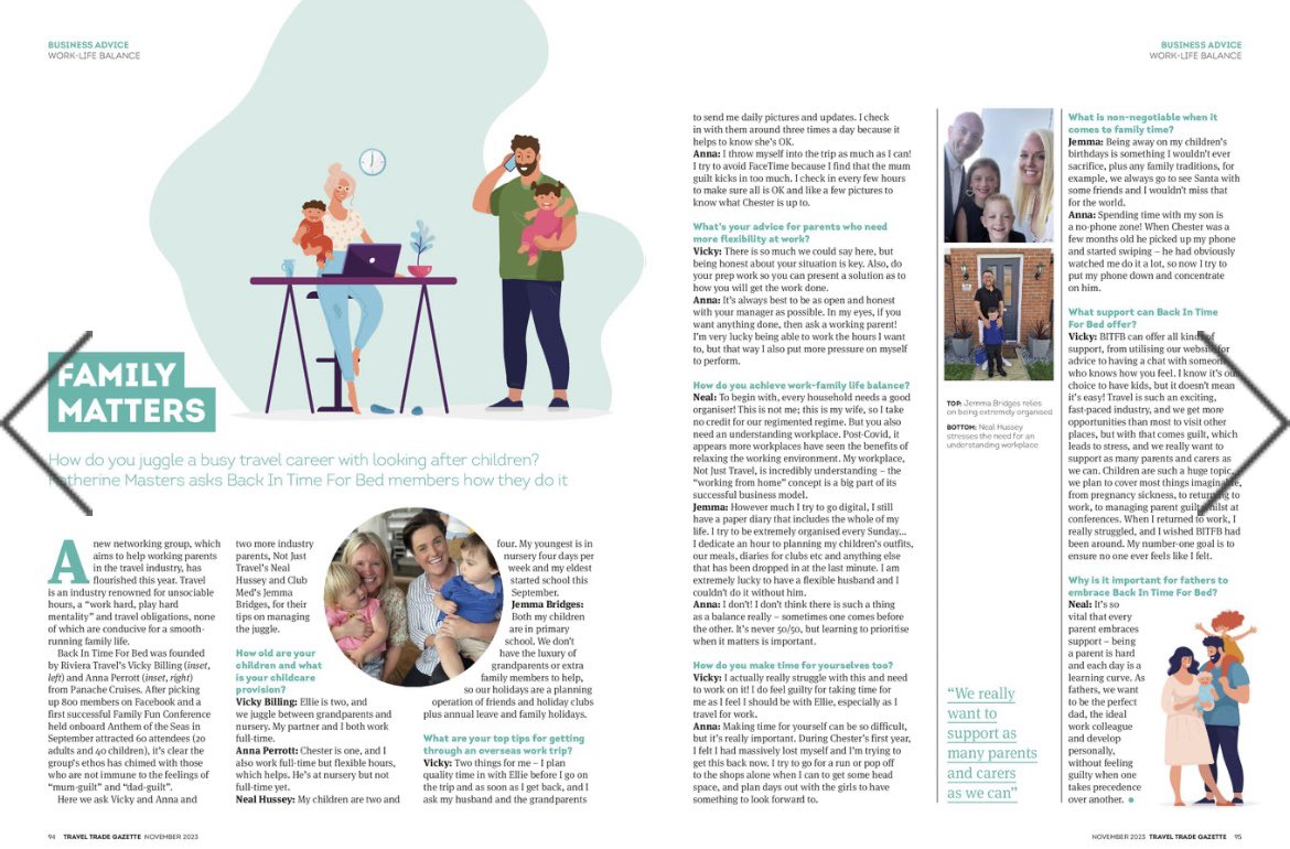 Anna_panache's tweet photo. Huge thank you @TTGMedia for covering Family Matters and interviewing Back In Time For Bed members- a really important topic for mums and dads https://t.co/0SmjrVNKu2