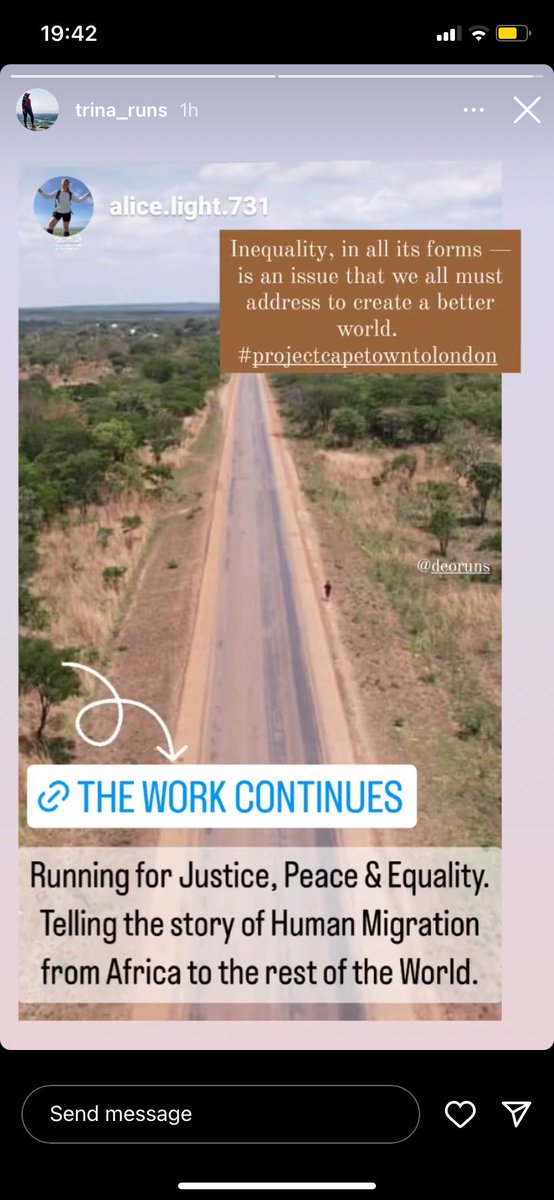 polcatb's tweet photo. https://t.co/o80zfVAXZU
Go fund me link👆

Running for Justice, Peace &amp; Equality.
Telling the story of Human Migration from Africa to the rest of the World.

Inequality, in all its forms is an issue that we all must address to create a better world.
#projectcapetowntolondon https://t.co/inEKrNMCoH