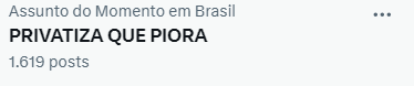 lohannaf's tweet photo. Romeu Zema: "O brasileiro está comigo e é a favor das privatizações"

O povo brasileiro:

PRIVATIZA QUE PIORA! https://t.co/U5Blt5g41Z