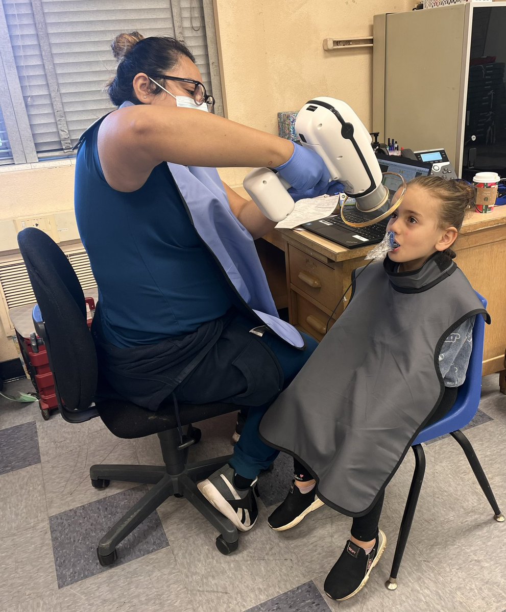 PinewoodEEC's tweet photo. Pinewood EEC had a wonderful opportunity for dental check ups thanks to the partnership established by our District. Parents were very appreciative of this resource. Success begins in Preschool! @earlyed_la @LASchoolsNorth @MLB4PreK @ECED4LA @Kelly4LASchools https://t.co/pFeKVWX5Uq