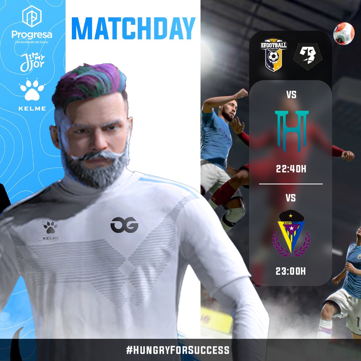 ¡Cerramos el día debutando en dos competiciones con el mejor futbol! ⚽

22:40h 🆚 @Heracles_Gaming | @PLGeFootBall 
23:00h 🆚 <a href="/KadyCity/">𝗞𝗔𝗗𝗬 𝗖𝗜𝗧𝗬 𝗲𝗦𝗽𝗼𝗿𝘁𝘀</a> | <a href="/VFOspain/">VFO España</a> 

#HungryForSuccess