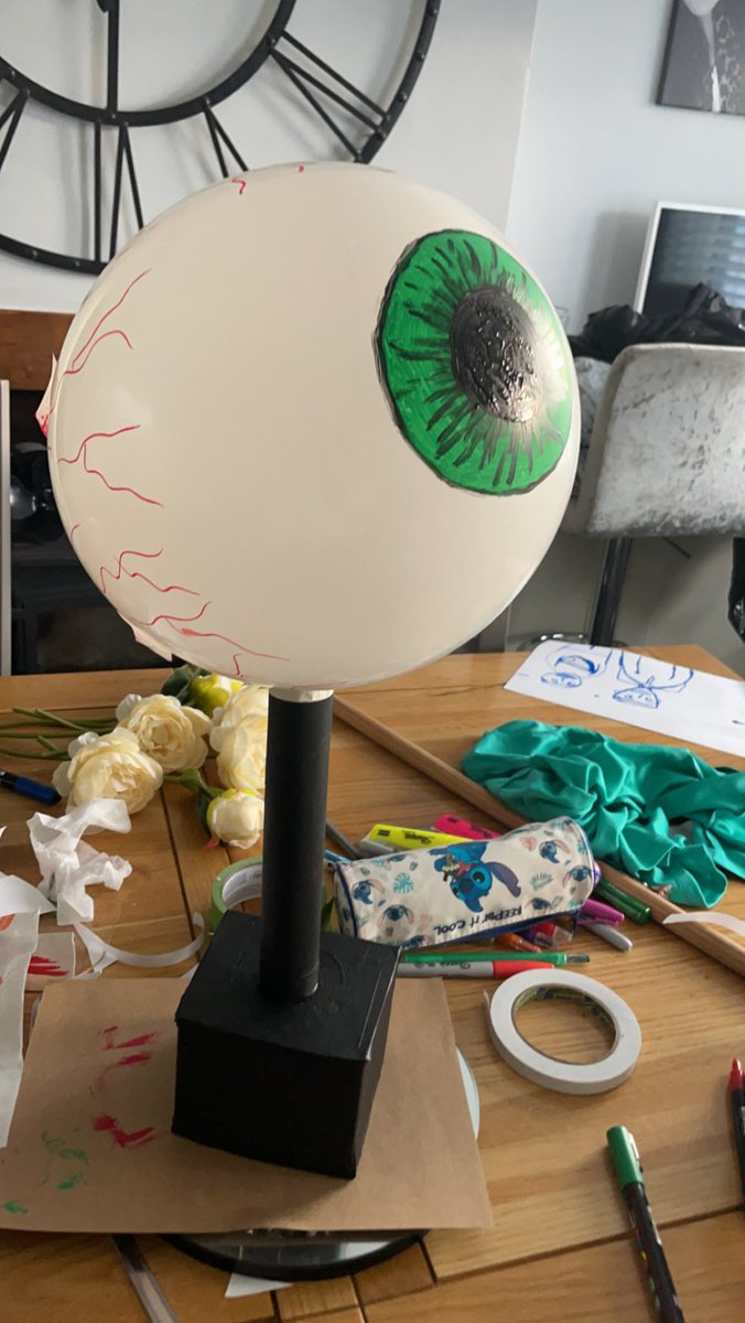 laurar1210's tweet photo. Easton loved making his 3D eyeball complete with optic nerve and lateral rectus muscle 👀❤️💙 @YsgolBroSannan @MsJonesYBS https://t.co/n9NLocO91y