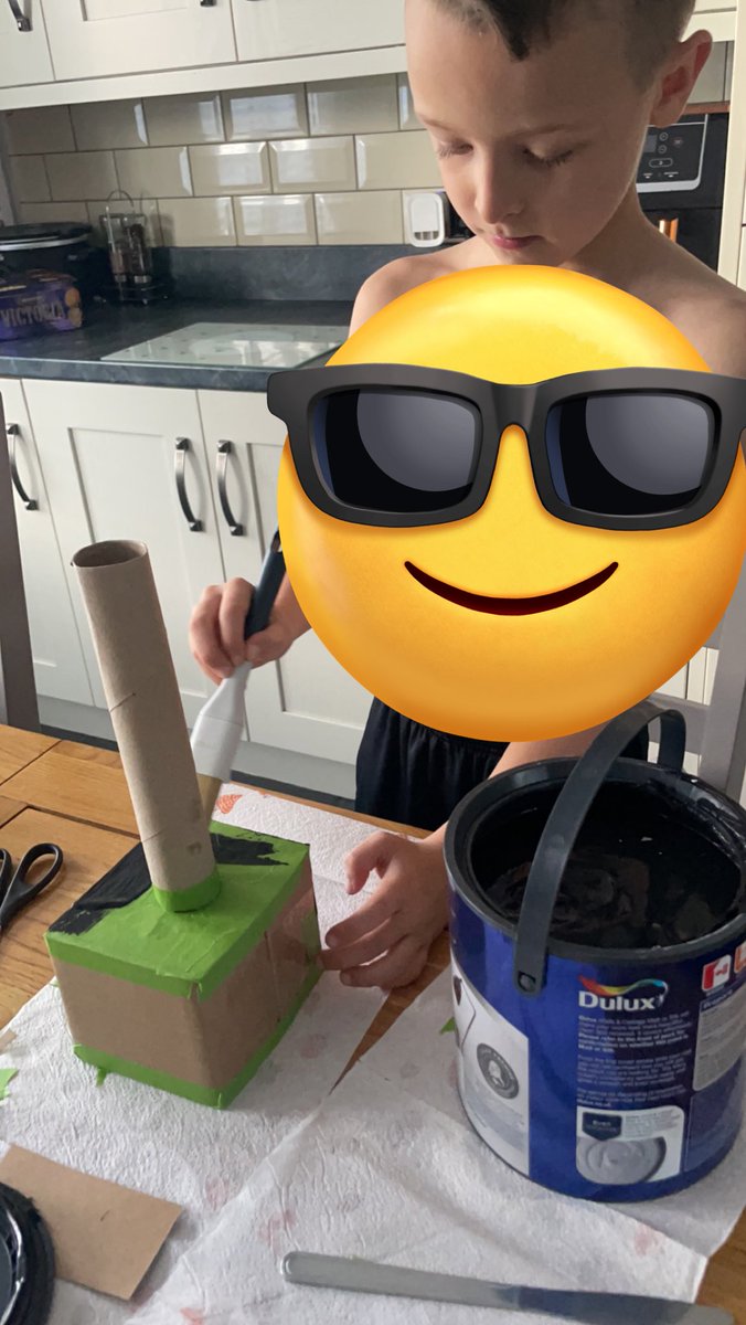 laurar1210's tweet photo. Easton loved making his 3D eyeball complete with optic nerve and lateral rectus muscle 👀❤️💙 @YsgolBroSannan @MsJonesYBS https://t.co/n9NLocO91y
