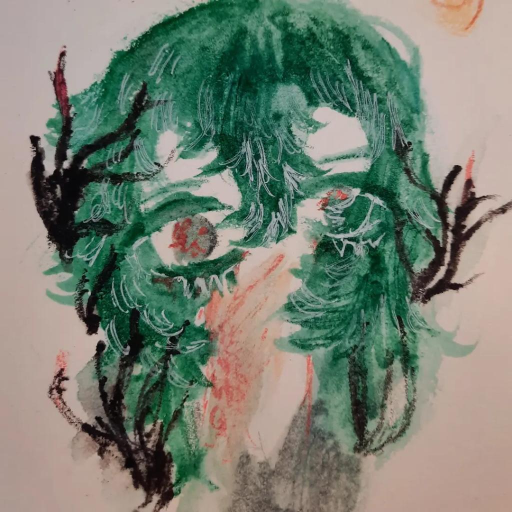 HYSTERIA_M_GIRL's tweet photo. [SC!] 🌕💚🎧 Eli dump! Kinda old doodles. 

#art #artwork #oc #ocart #stringcutters #stringcuttersart #traditionalart #illustration #drawing https://t.co/86nEByBkpj