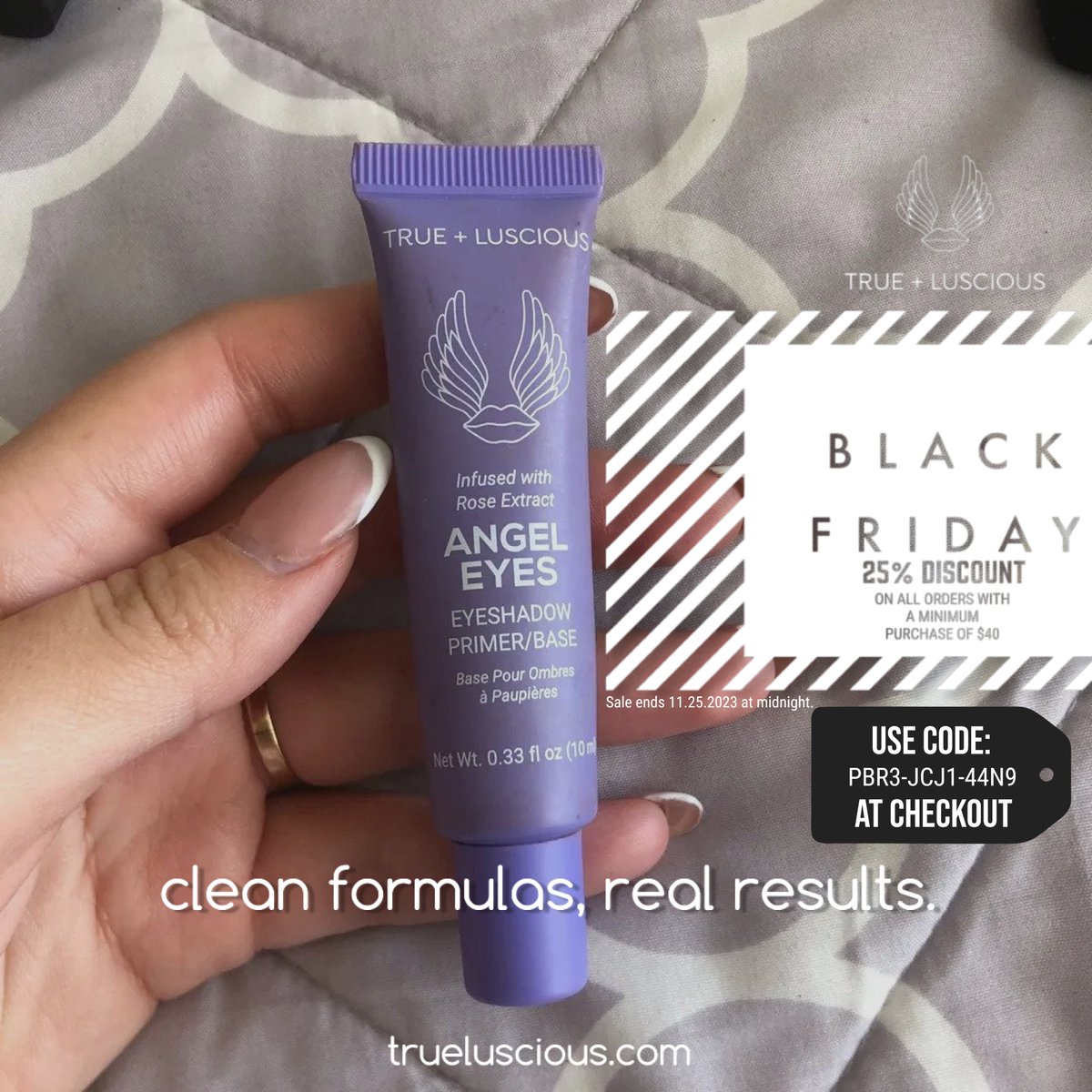 OTCBBLC's tweet photo. $BBLC-True + Luscious Black Friday Special
-25% off entire order. Don't miss it!
Shop now👉https://t.co/UgZpp4qH4V 
Wholesale orders email: 👉info@bellebonica.com 

#cleanbeauty #trueluscious #beauty #bblc #otcstocks
#bellebonica @cdntradegrljenn @IPSY @boxycharm @Allure_magazine