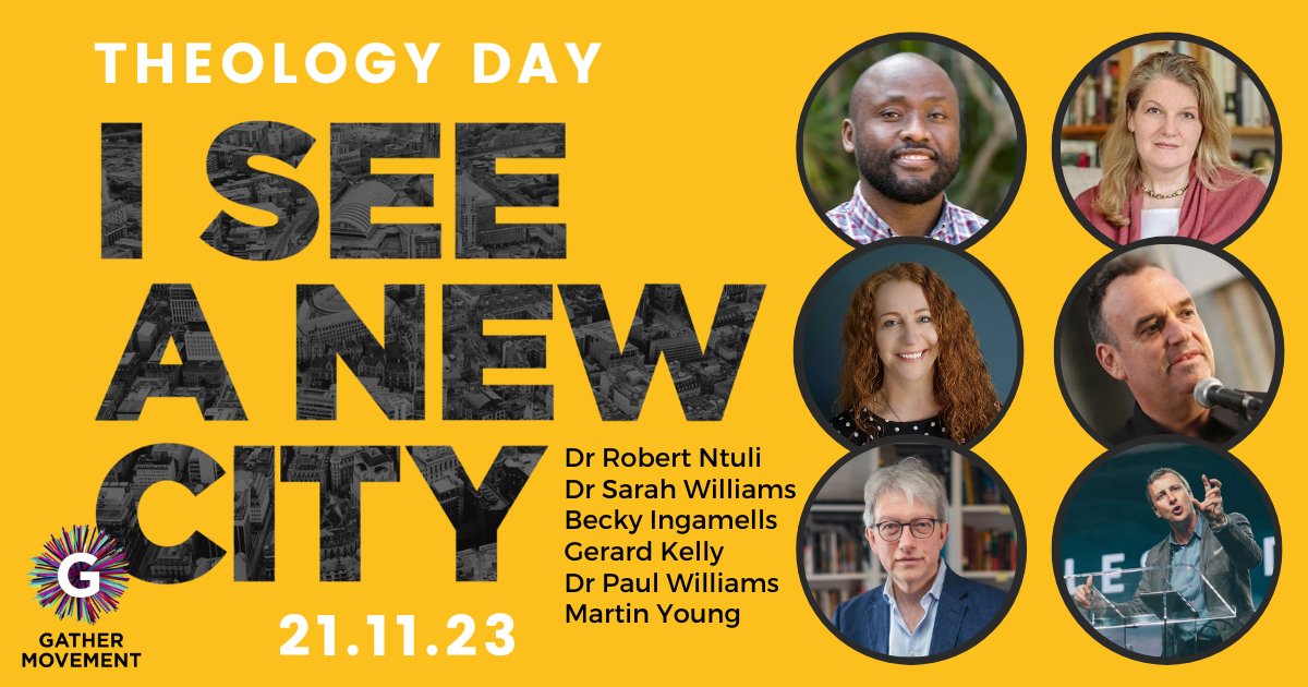 We're only TWO weeks away from our 'I See A New City' Theology Day in Oxford on Tuesday, 21 Nov. We've got an exciting day ahead with an incredible lineup of speakers, round-table conversation, Q&amp;A Panels and prayerful response. Find out more here 👇
gathermovement.org/theology/