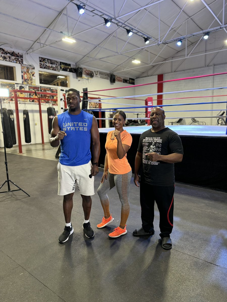 First #JourneyToParis shoot was today with Houston’s Super Heavyweight ...