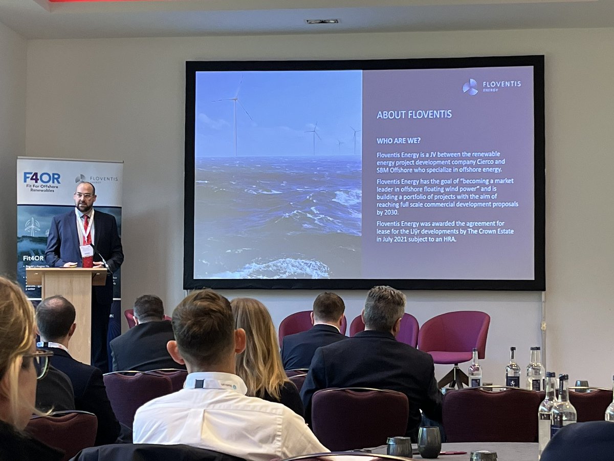 Informative presentation & discussion led by @Alex_Gauntt_BFG of @floventis at #RUKFEW23 around the opportunities for local Welsh supply chains on Llyr 1 & 2 in the Celtic Sea

@RUKCymru