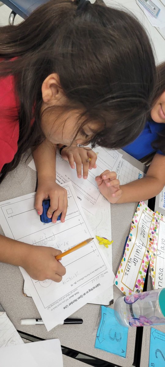 MsWamback's tweet photo. We solved math problems with a partner and then worked as a team to build a tower! @hceotters @christinebrady https://t.co/XJ6wvAH3jo