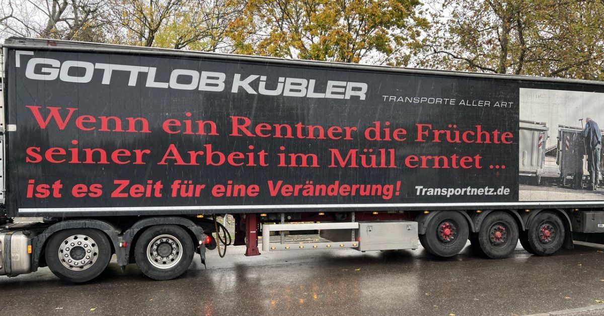 Wenn ein #Rentner die Früchte seiner #Arbeit im #Müll erntet ...
Ist es Zeit für eine #Veränderung!

#GottlobKübler #Transporte
#LKW
#Heilbronnstehtauf
#Querdenken713