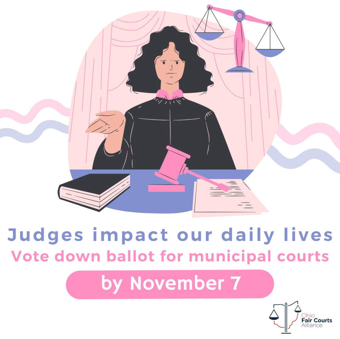 JessCDickinson's tweet photo. π³οΈ Tomorrow is #ElectionDay! Local elections have a HUGE impact on your daily life so before you #vote get to know the candidates running for municipal court in your Ohio county.
π² See candidate bios & info at https://t.co/IFiAEWH7Yx
#FairCourts #VoteforJudges #CourtsMatter https://t.co/unUMc6Cjt8