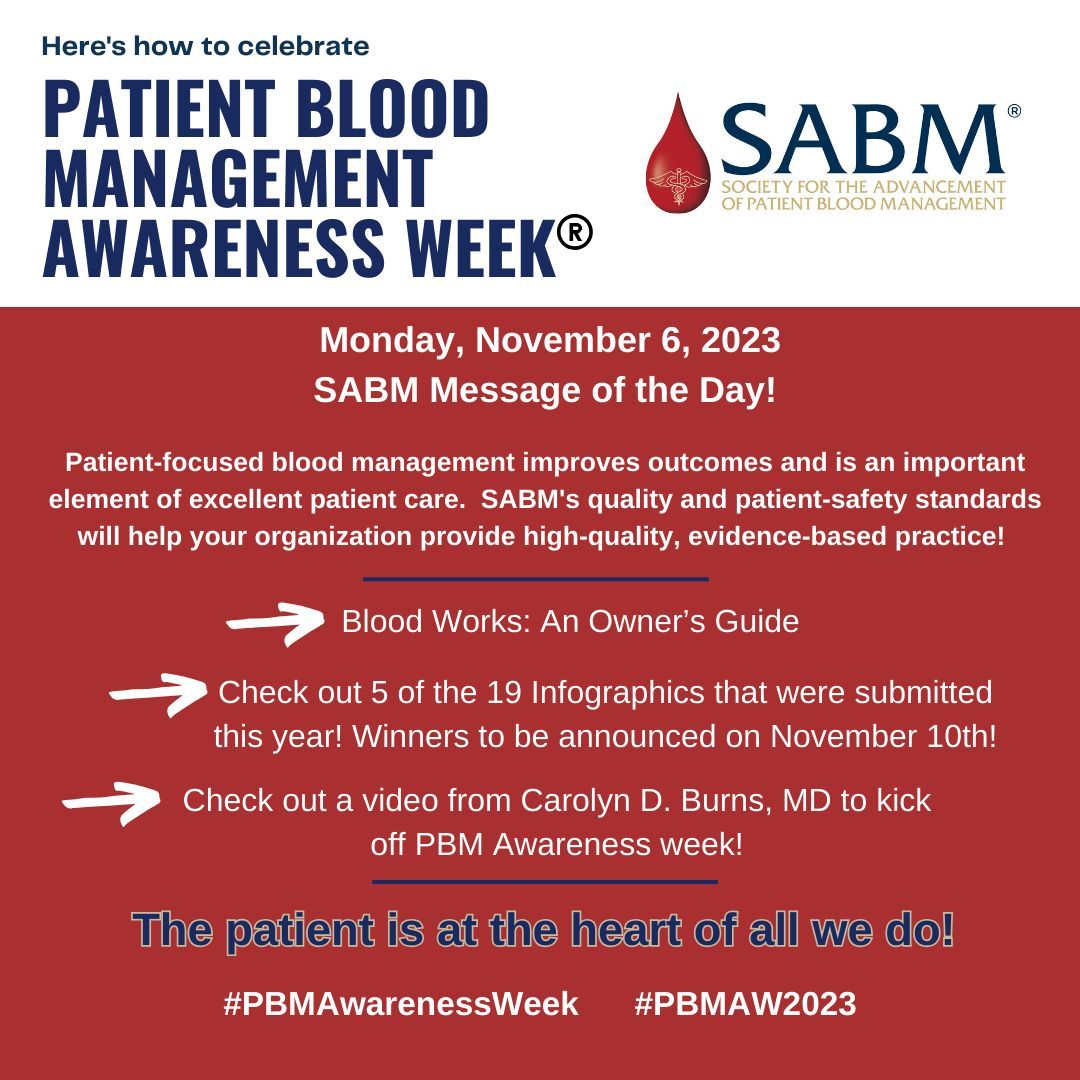 bloodmgmt's tweet photo. Here is a recap from today! If you missed anything please be sure to go back and check them out!
https://t.co/zqJzhtgMQx
#PBMAwarenessweek #PBMAW2023 https://t.co/mkelUAArVy