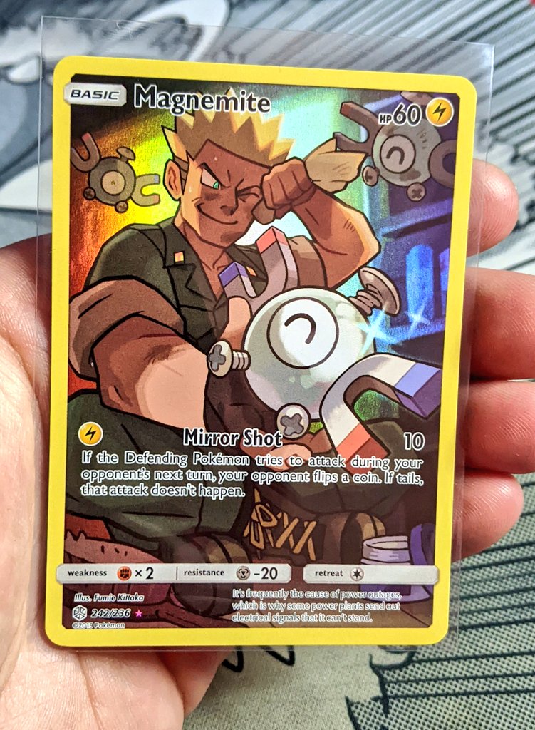 DaylightsTV's tweet photo. Giving away this Character Rare Magnemite from Cosmic Eclipse. 🌑

Follow me on here ✅
RT this tweet ♻️

Winner rolled this weekend 🍀 https://t.co/FUjNXbLXtH
