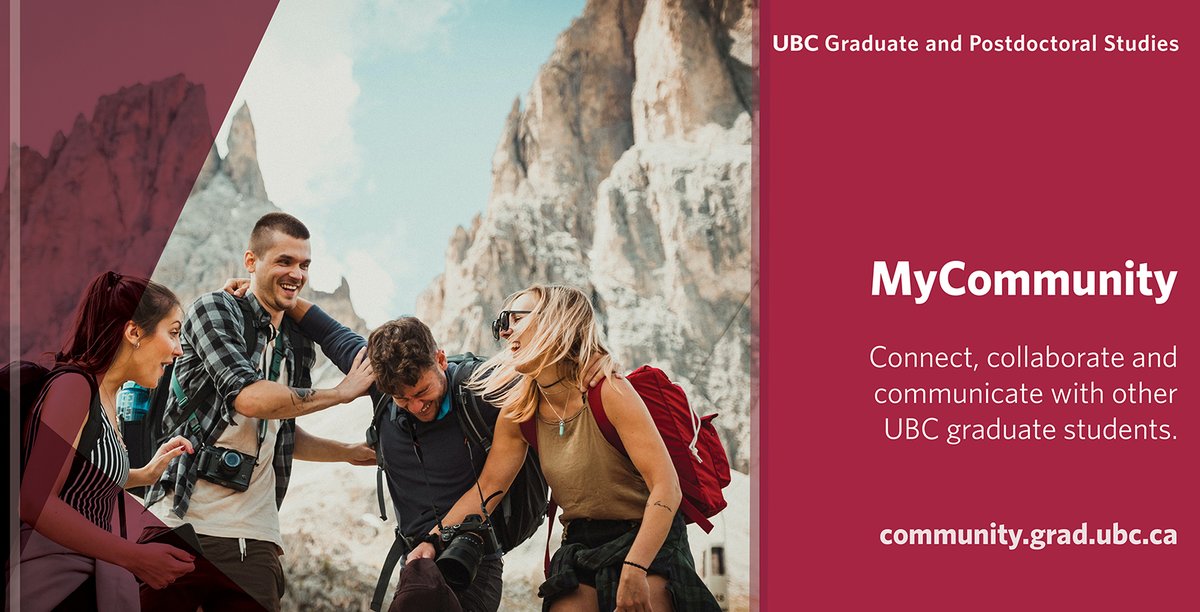 Looking to make connections with other grad students? Your first step to making lasting friendships could start here. Check out the graduate student community forum to meet likeminded peers! community.grad.ubc.ca/forums/making-…