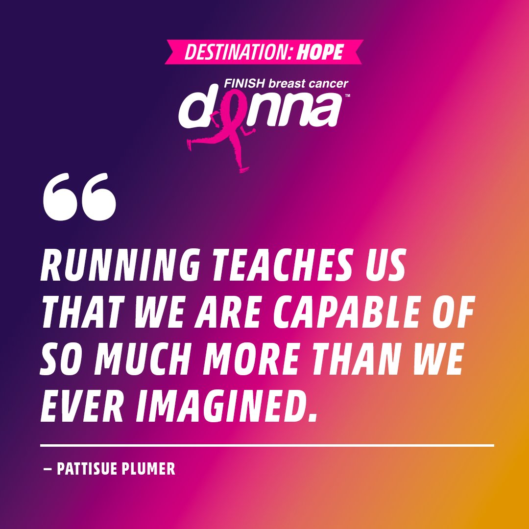 262withDonna's tweet photo. Where are you running today? #DestinationHope https://t.co/4bQTV4Z6wA