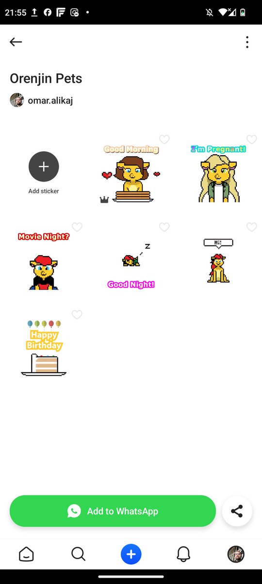 orenjinpets's tweet photo. #OrenjinPets are now stickers. Check out our current collection at #Stickerly (more to come), and add them into your favorite social media apps: https://t.co/sOl1UVZ1gG

#Gif #stickers #art #illustration #vpet #pets #AndroidGames #games #GooglePlayStore #Tamagotchi #TamagotchiUni https://t.co/c7HHjKxiJt