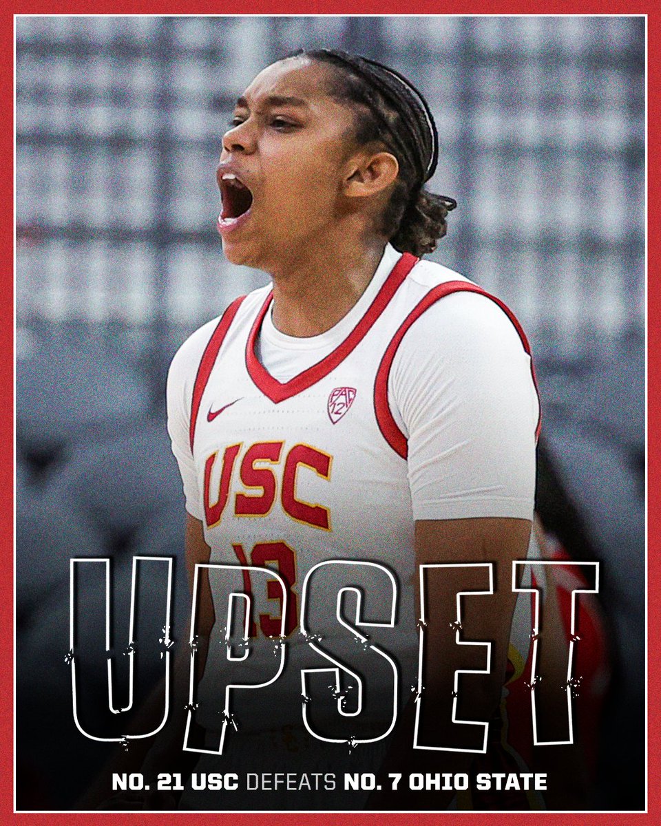 USC has the first big upset of the women's college basketball season and it's ONLY THE FIRST DAY 😤