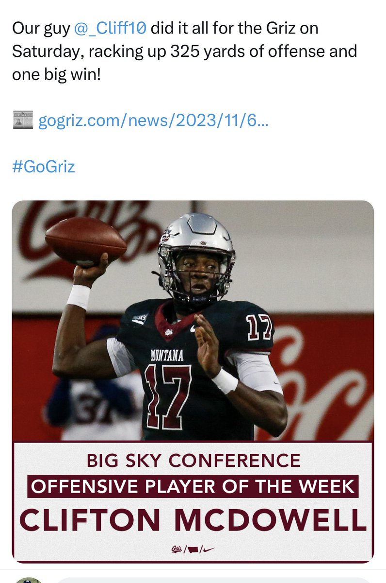 Stanfield Qb tweet media