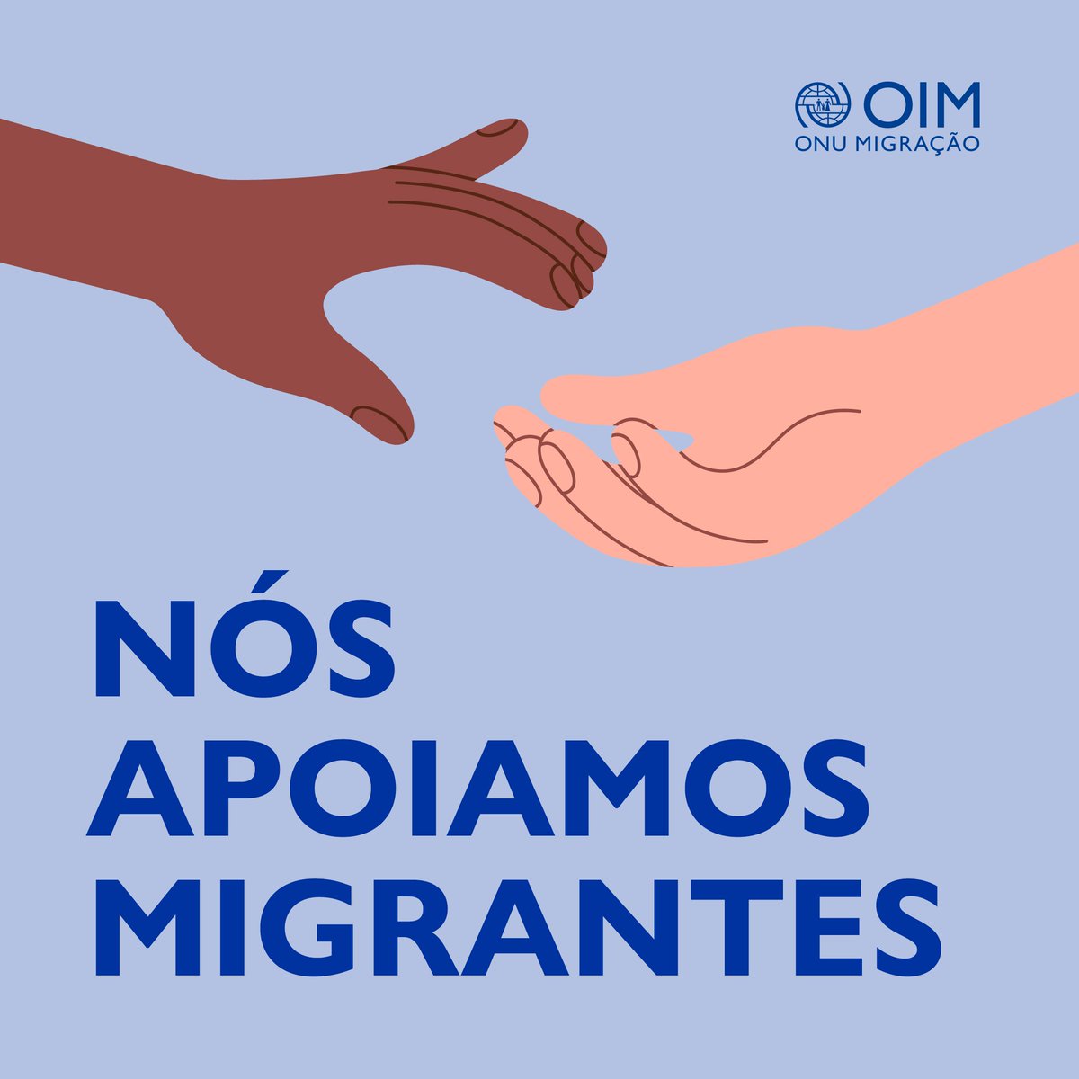 OIMBrasil's tweet image. Nos dias de semana
Aos fins de semana
Todos os dias

Pessoas migram e nós as apoiamos.

#PeopleMove #PessoasEmMovimento