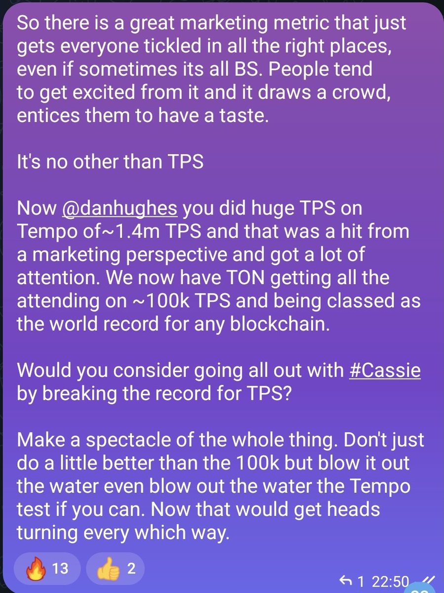 AussieCryptoMC's tweet photo. Who wants to see #Radix break the all time record for #TPS? 🚀

Then make some noise and let @fuserleer know 

We want to see the #TON record blown out the water and surpass the old #Tempo record yeah?

Time to make history!!! https://t.co/un50dfJ7od