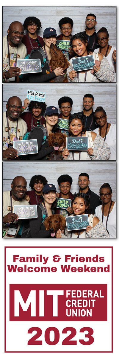 MITFCU's tweet photo. MIT FCU had an amazing time celebrating Family and Friends weekend with raffles, giveaways and a photo booth! Thank you to the @MIT_alumni   for having us! #MITcommunity #MIT #MITfamilyweekend

📸 Checkout MIT FCU's photo booth album for more pictures: https://t.co/wWr8uV5uBK📸 https://t.co/e6raIbIZK8